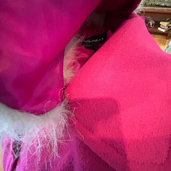 Seductions pink winter jacket with removable faux fur collar,Excellent condition - Picture 5 of 5
